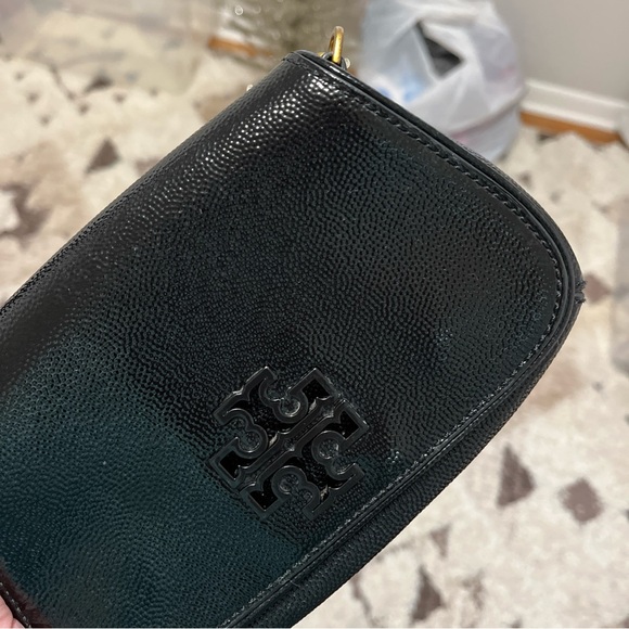 Tory Burch Black Genuine Patent Leather Crossbody Bag - Picture 7 of 7